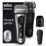 Afeitadora Facial Braun Series 8 8567cc Inalámbrica 60min Seco y Mojado Recortador Carga Rápida