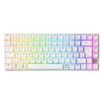 Teclado Cherry XTRFY K33 Compact Wireless membrana mecánica AZERTY RGB blanco