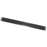 Panel pasacables con cepillo MCL 9A/BS-01 1U Acero Negro