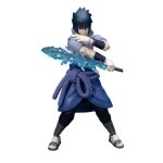 Figura Sasuke Uchiha Blokees Naruto 80 piezas articuladas con licencia oficial
