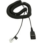 Cable Jabra 8800-01-94 para teléfonos Open Stage, Negro, Espiral, 2 m