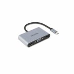 Estação Dock USB Type C DICOTA D32064 Prateado 4K Ultra HD
