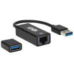 Placa de Rede Eaton Tripp Lite U336-000-GB-CA USB Ethernet 1000 Mbit/s Preta