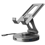 Station Dock DLH DY-SA5120 Universal Gris pour Tablette et Smartphone