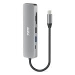 Hub USB-C Port Designs 900162 4 ports HDMI 4K 60 Hz Argent