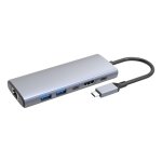 Hub DLH 6 ports 10 Gbps USB-C HDMI 4K DY-SA5260 Extras Ethernet Gigabit