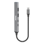 Hub Port Designs 4 ports 5000 Mbit/s modèle 900163 avec PD 100W