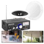 Altavoces Fenton BS06 Empotrables Bluetooth 2x40W con USB y SD