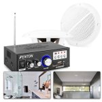 Altavoces Fenton Empotrados Bluetooth 2x40W IP44 con mando a distancia