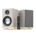 Altavoces Audizio HiFi Activos Bluetooth 5.3 80W con HDMI ARC y luz ambiental