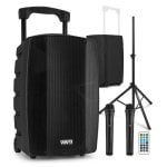 Altavoces Vonyx Portátil Bluetooth 200W con micrófonos y trípode