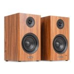 Altavoces Audizio Estantería Bluetooth 5.3 con mando 60W HDMI ARC, elegante madera