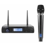 Micrófono Vonyx WM61 inalámbrico UHF con 16 canales y receptor XLR