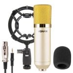 Micrófono Vonyx CM400C XLR cardioide con soporte antivibratorio y filtro antipop
