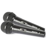 Micrófono Fenton DM100 dinámico con cable XLR jack 6,3 mm negro