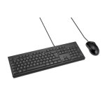 Clavier Kensington KM100 EQ à membrane complet avec souris ambidextre filaire