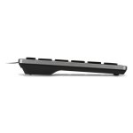Tastiera Kensington KB515 membrana completa con cavo USB-C/USB-A francese AZERTY grigia