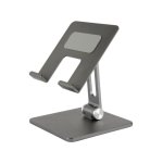 Support tablette DLH DY-DU4775 jusqu'à 13" aluminium noir