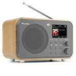Radio Portátil Audizio Milan DAB+ Bambú Bluetooth 5.0 Pantalla 2.4"