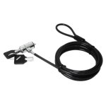 Câble antivol DLH DY-CS3310 1,8 m avec clé noir