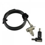 Câble antivol MCL Universal 2 m avec clé pour ordinateurs portables et tablettes