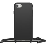 Funda para móvil OtterBox React Necklace Cover Negra con cordón para iPhone SE/8/7