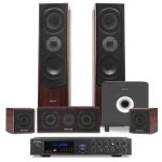 Fenton Cine en Casa 5.1 Bluetooth Subwoofer 10'' Karaoke Amplificador 5 Canales