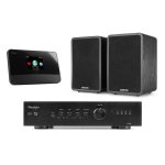 Equipo HiFi Fenton 200W RMS Bluetooth DAB+ FM Radio Internet WiFi RJ45