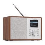 Radio digital Audizio Cosa 30W RMS Bluetooth 5.2 WiFi Despertador Madera