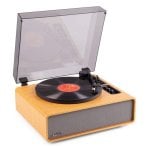 Tocadiscos Audizio Laredo 160W RMS Bluetooth In/out Altavoces Integrados Bambú