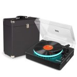 Tocadiscos Fenton RP162LED Bluetooth LED Maleta para 35 vinilos