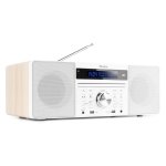 Microcadena Audizio Prato 60W RMS DAB+/FM Bluetooth CD USB AUX Blanco