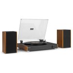 Tocadiscos Audizio RP335 80 W RMS Bluetooth Correa USB-MP3 madera