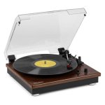 Tocadiscos Audizio RP112D Bluetooth, correa, 3 velocidades, altavoces integrados