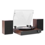 Tocadiscos Audizio RP325W 60W RMS Bluetooth bidireccional Diseño madera