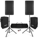 Sistema PA Vonyx VSA150S 1000W RMS Bluetooth USB Soportes Fundas