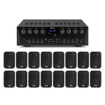 Amplificador Power Dynamics PV280BT 800W RMS Bluetooth USB SD Radio FM 8 zonas