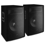 Altavoces Vonyx SL15 800W RMS Pasivos 15" Bass Reflex Fácil transporte