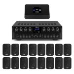 Amplificador Power Dynamics Pv280bt 8 zonas 480W RMS Bluetooth USB SD FM