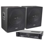 Subwoofer Vonyx Pro Sub 18 2000W RMS Speakon Jack Pinza Cable 10m