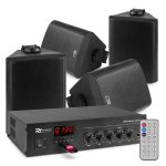Sistema de sonido Power Dynamics 4 altavoces 5" 45W Bluetooth USB FM