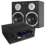Sistema estéreo Fenton AV120BT 120W RMS Bluetooth USB AUX Karaoke