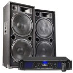 Combo altavoz y amplificador Fenton MAX215 4000W Bluetooth USB MP3