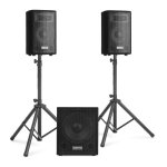 Sistema de sonido Vonyx VX1015BT 1000 W RMS Bluetooth USB/SD mando