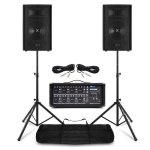Sistema de sonido Vonyx VPS082A 800W RMS Bluetooth Mezclador 8 canales