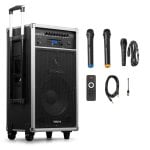 Sistema de megafonía Vonyx ST180 450W RMS Bluetooth CD USB SD Micrófonos UHF