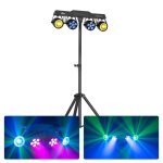 Barra de Iluminación BeamZ CLS Neso9 Party Bar con 2 Focos LED PAR RGBW y Efectos Dinámicos