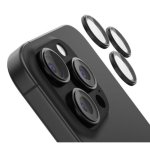 Protector de cámara Belkin ScreenForce para iPhone 16 Pro y Pro Max, vidrio templado 9H, 3 piezas