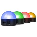 Pack de 4 Lámparas LED BeamZ BTL32 RGBW 8W Recargables con Batería e Imán