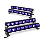 Pack de 4 Barras LED BeamZ BUVW83 UV y Blanco Cálido 2 en 1